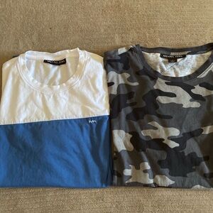 2 Michael Kors T-Shirts - Blue and Camouflage